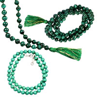 Malachite Necklace Mala